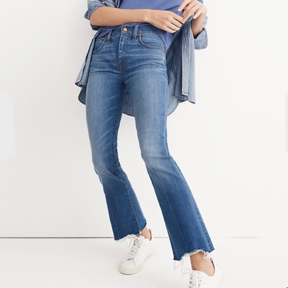 Madewell Cali Demi boot destructed hem h5902